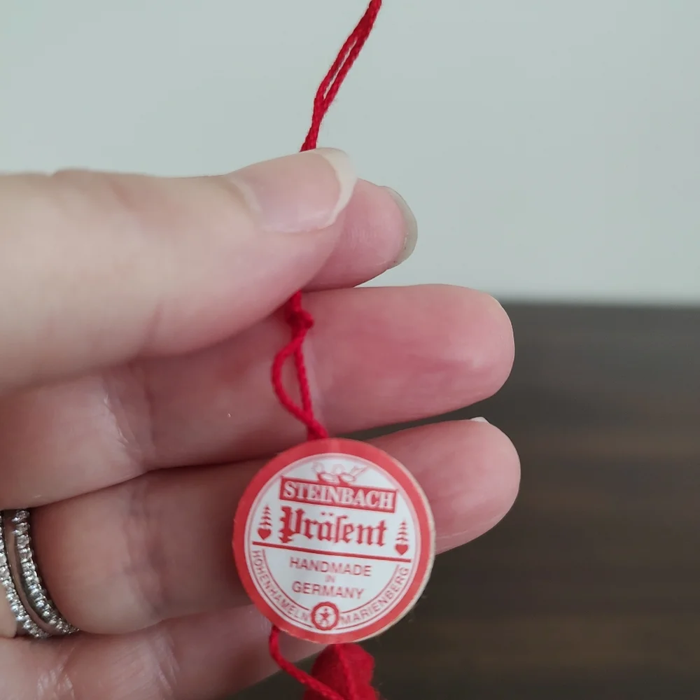 Vintage Steinbach Christmas Ornament Lucky Leprechaun German Wood